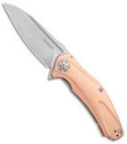 Kershaw Copper Natrix XL Sub-Frame Lock Knife (3.75" Stonewash) 7008CU