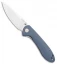 CJRB Feldspar Liner Lock Knife Blue/Gray G-10 (3.5" Stonewash)