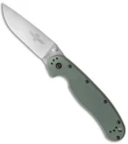 Ontario RAT Model 1 Liner Lock Knife OD Green (3.625" Satin) 8848OD