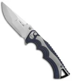 M&P Dagger Liner Lock Knife Gray Steel/Black GRN (3.8" Black) 1085898