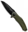 Kershaw Natrix XL Sub-Frame Lock Knife OD Green G-10 (3.75" Black) 7008OLBLK
