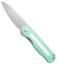 Kizer Lätt Vind Mini Liner Lock Knife Tiffany Blue G-10 (3" Satin) V3567N4