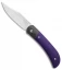 CIVIVI Appalachian Drifter 2 Liner Lock Knife Purple G-10 (3" Satin)