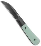 Pena Knives X-Series Exclusive Swayback Flipper Knife Natural G-10 (2.9" Black)