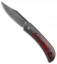 CIVIVI Appalachian Drifter 2 Liner Lock Knife Red Carbon Fiber (3" Damascus)