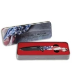 Smith & Wesson Americas Heroes Liner Lock Knife American Flag (3.25" Black)
