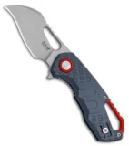MKM Voxnaes Isonzo Hawkbill Liner Lock Knife Gray FRN (2.25" Stonewash)