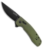 SOG-TAC XR Lock Knife OD Green G-10 (3.4" Black)