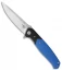 Bestech Knives Swordfish Liner Lock Knife Black/Blue G-10 (3.875" D2) BTKG03D