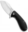 ABKT Grunt Liner Lock Flipper Knife Black G-10 (2.3" Satin)