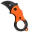 Fox Knives Mini-KA Linerlock Karambit Knife Orange (1" Black) 01FX330