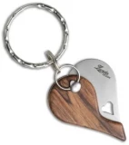 LionSteel LionBeat Folding Keychain Knife Santos Wood (1.125" Satin)