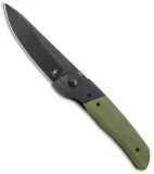 Kizer Arsenyan In-Yan Liner Lock Knife Green G-10 (3.9" Black) V4573