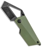 Kizer Cyber Blade Liner Lock Knife Green G-10 (2.1" Black) V2563