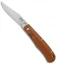 Smith & Sons Cypress Trapper Liner Lock Knife Natural Micarta (3.38" Stonewash)