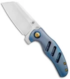 Kizer Mini Sheepdog C01C Frame Lock Flipper Knife Blue Titanium (2.6" Satin)