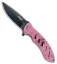Bear Edge Brisk 1.0 Frame Lock Knife Realtree Pink (3.1" Black) 61506