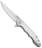 CRKT Lerch Up & At 'Em Flipper Knife Stainless Steel (3.62" Satin) 7076