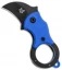 Fox Knives Mini-KA Linerlock Karambit Knife Blue (1" Black) 01FX329