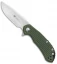 Steel Will Knives Cutjack Mini Flipper Knife OD Green FRN (3" Satin) C22M-1OD
