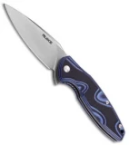 RUIKE Fang Liner Lock Knife Blue/Black (3.5" Satin) P105