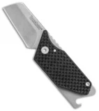 Kershaw Sinkevich Pub Friction Lock Knife Carbon Fiber (1.6" Stonewash) 4036CF