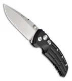 Hogue Knives EX01 Knife Black Aluminum Handle Drop Point Blade (4" Tumble Plain)