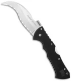 Cold Steel 4" Black Talon II Lock Back Knife (Satin Full Serr CPM-S35VN) 22BS