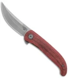DROP + Terzuola Cyrus Liner Lock Knife Red Micarta (3.25" SW)