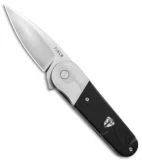 Finch Cherry Bomb Frame Lock Knife Smoke Resin (2.6" Satin)