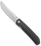 Kansept Knives Hazakura Liner Lock Knife Twill Carbon Fiber (3.5" Stonewash)
