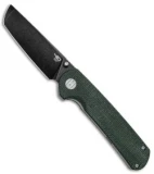 Bestech Knives  Sledgehammer Green Micarta (3" Black Stonewash)