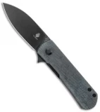 Kizer Laconico Yorkie Liner Lock Knife Black Micarta (2.5" Black M390)