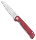 Kizer Azo Vanguard Mini Begleiter Liner Lock Knife Red Micarta (2.8" Satin)