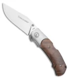 Viper Knives Turn Folding Walnut Wood/Ti Bolster (3" Satin) V5986NO
