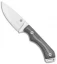QSP Workaholic Fixed Blade Knife Black Micarta (3.5" Satin)