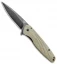 Ontario Knife Company Shikra Frame Lock Knife Tan Micarta (3.25" BSW)