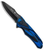 Buck Sprint Ops Pro Liner Lock Knife Blue/Black G-10 (3.125" Black) 0842BLS