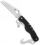 Spyderco ClipiTool Rescue Multi-Tool Knife Black G-10 (3.5" Satin Serr) C209GS
