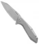 RUIKE P135SF Wharncliffe Frame Lock Knife Gray (3.6" Satin)