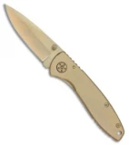 Smith & Wesson Gold Executive Frame Lock Knife (2.75" Gold) CK110GL
