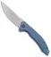 WE Knife Co. Quixotic Frame Lock Knife Blue Ti (3.45" BB) WE21016-3