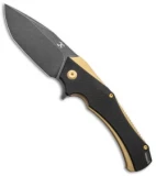 Kansept Knives Willumsen Hellx Liner Lock Knife Black G-10 (3.6" Black SW)