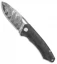 PMP Knives Spartan Liner Lock Knife Black Micarta (3.25" Damascus)