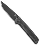 Kizer Vanguard Domin Liner Lock Knife Black Micarta (3.5" Black) V4516N5