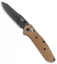 Benchmade 945 Mini Osborne Knife + Flytanium Brown G-10 Scales (2.9" Black)