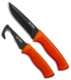 Schrade Old Timer Hunting Pack Fixed & Gut Hook Blade Orange Polymer  (2.7" Blk)