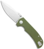 Spartan Blades George Astor Liner Lock Knife Green G-10 (3.5" Stonewash XHP)