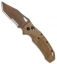 Hogue Sig K320 ABLE Lock Folding Knife Coyote Nylon Poly Tanto Serr (3.5" PVD)