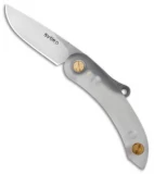 Svord Mini Peasant Knife Friction Folder Crystal Clear (2.5" Satin)